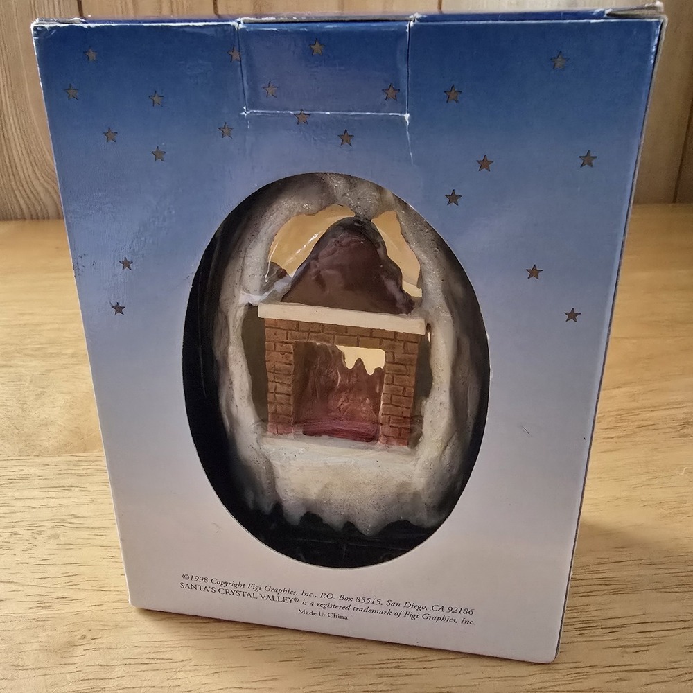 VTG 1999 Santa's Crystal Valley "Happy New‎ Millennium" Ornament NIB - Picture 4 of 8